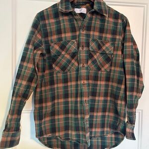 TNA Multicolor Plaid Button Down Shirt